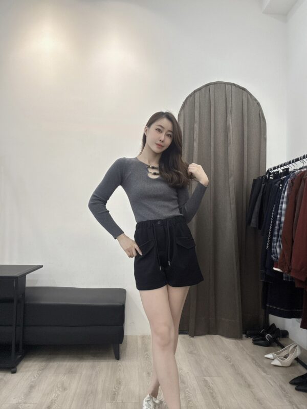 F581130 蔞空串珠針織衣