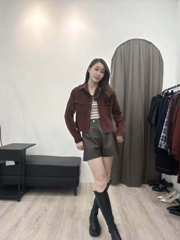 F581148 內搭+燈心絨襯衣