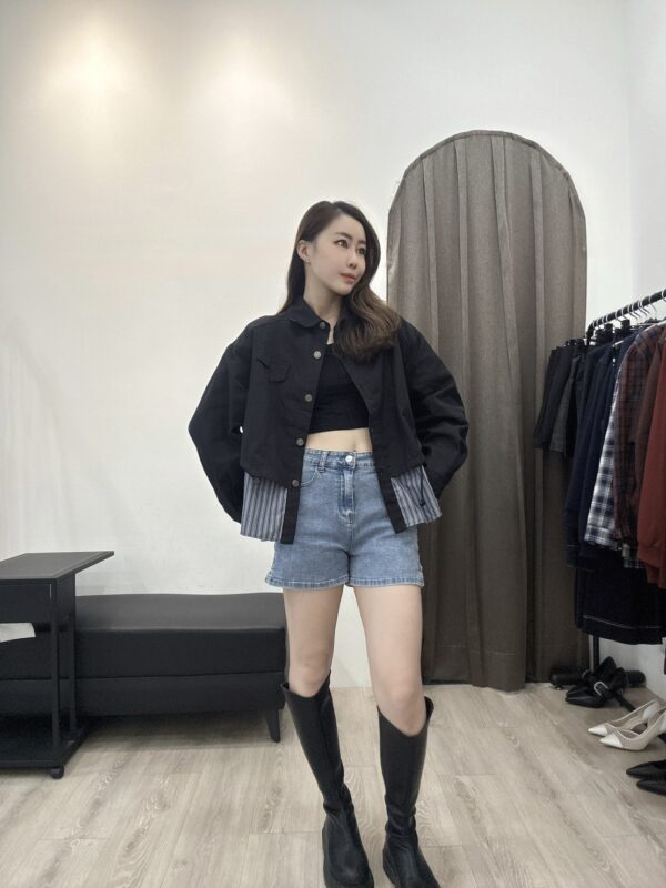 F584007 假二件外套