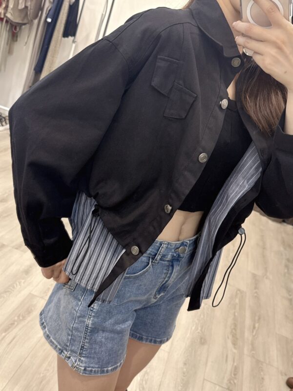 F584007 假二件外套