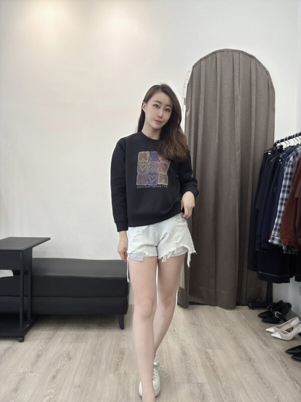 S561667 彩色九宮格上衣