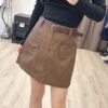 F582012-26皮短裙+皮帶