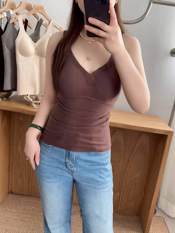 W103 羊絨蛋白磨毛背心