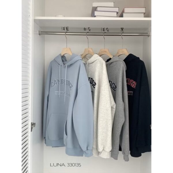 O115 刺繡連帽上衣