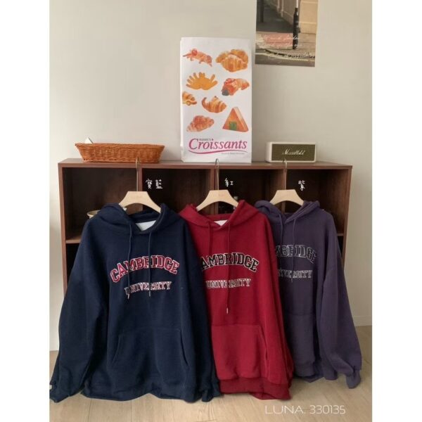 O115 刺繡連帽上衣