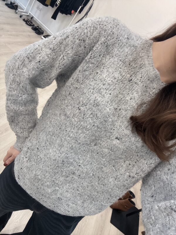 F581174 彩點針織上衣