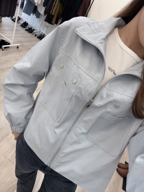 S524001 簡約短版輕夾克