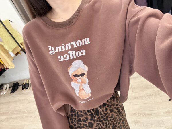 O106 浴袍熊熊大學T