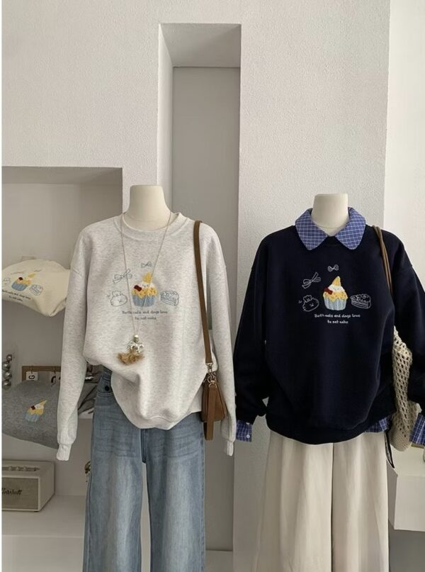 M120 重工毛巾刺繡小蛋塔甜點