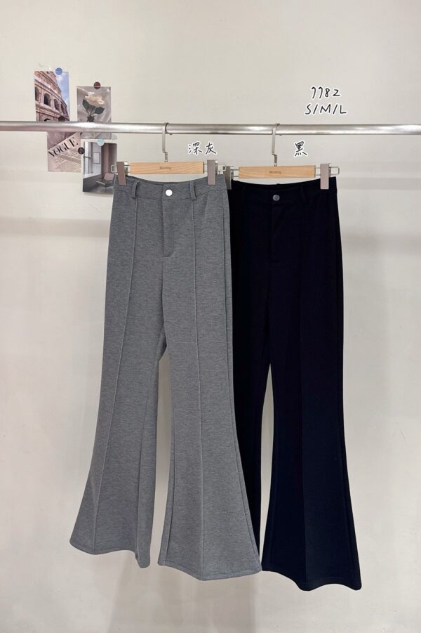 M117 前車線單釦微喇叭褲