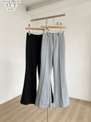 M117 前車線單釦微喇叭褲