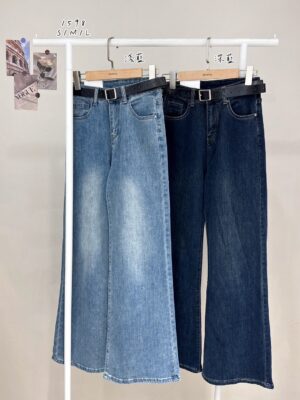 M119 附皮帶直筒褲