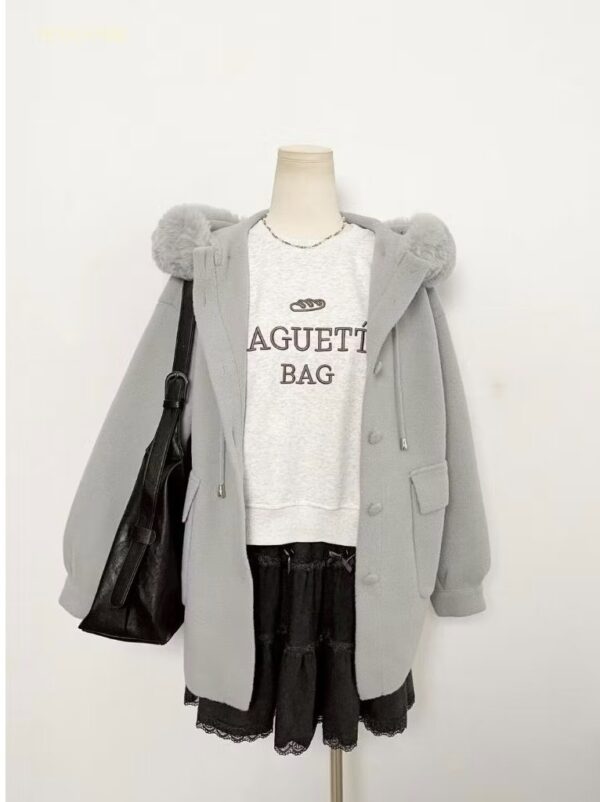 G124 毛毛連帽外套