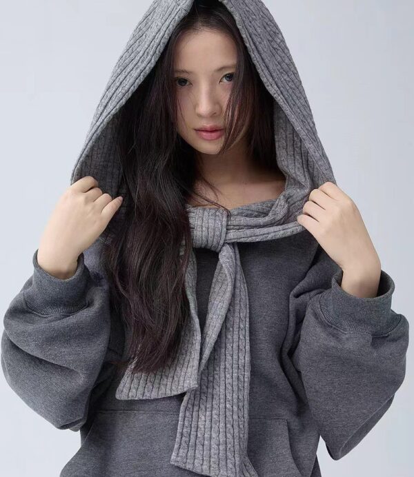 L106 麻花蝴蝶結帽T