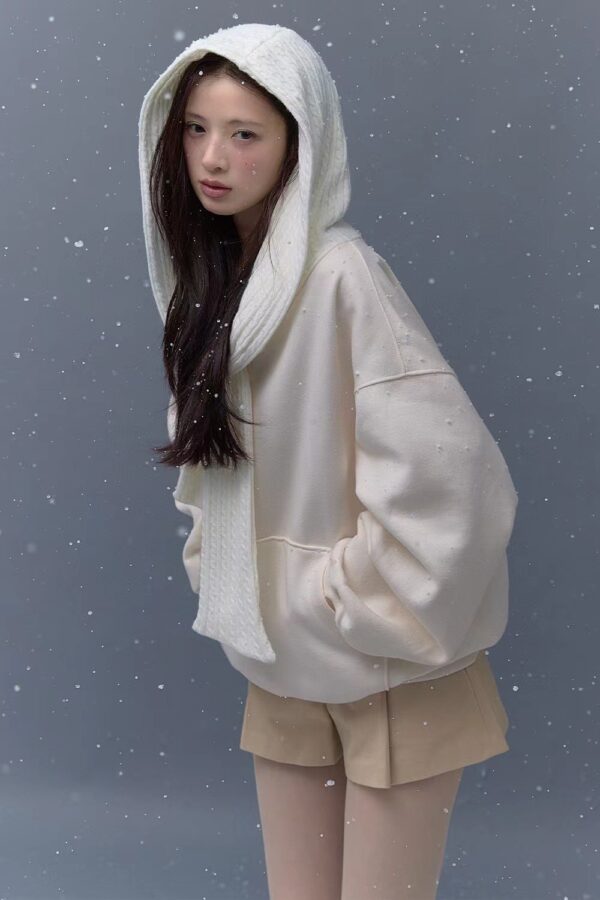 L106 麻花蝴蝶結帽T