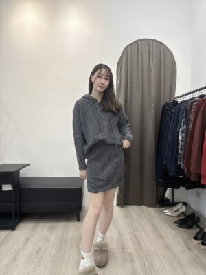 G111小姐姐帽子針織套裝