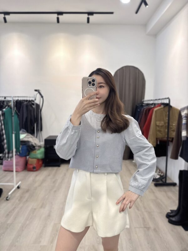 F581083 上衣+針織背心