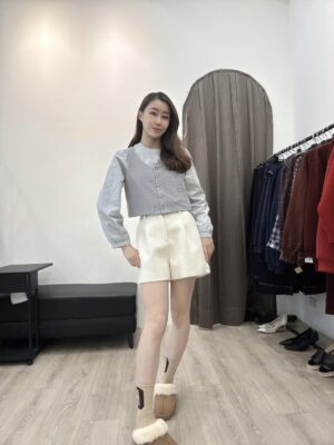 F581083 上衣+針織背心