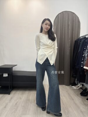 S__123019270 F581131 交叉扣修身針織衣