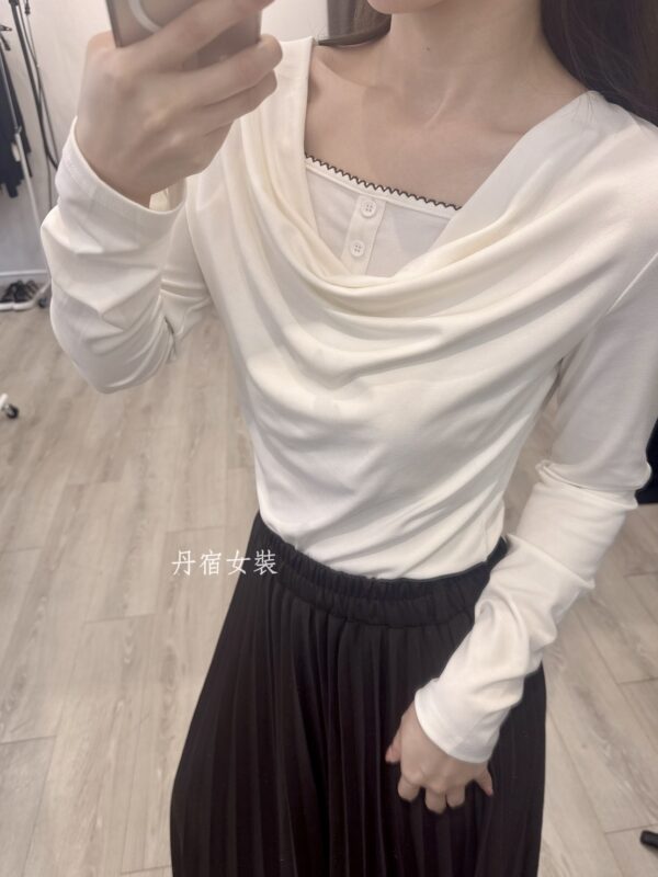 F501098 假二件上衣