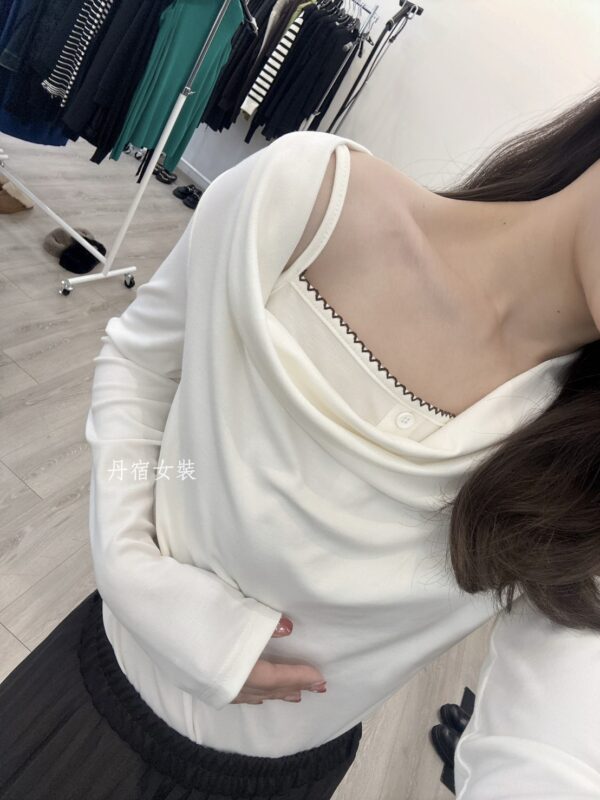 F501098 假二件上衣