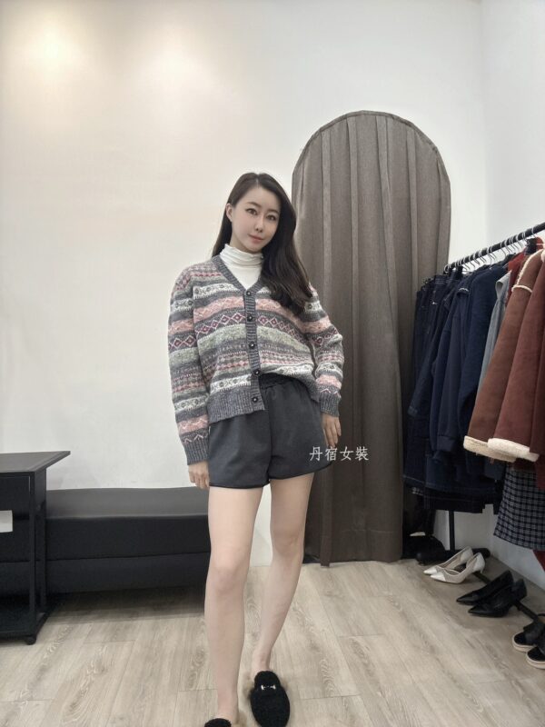 F584060 緹花針織外套