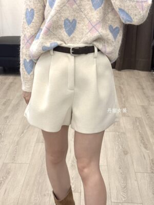 G113後鬆緊毛泥短褲