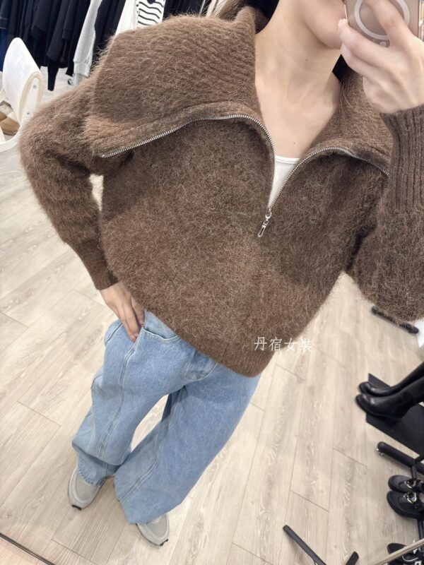 O123 波里斯頓大翻領針織