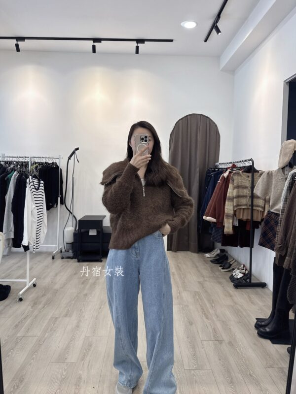 O123 波里斯頓大翻領針織