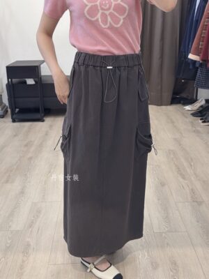 S562004 抽繩工裝裙