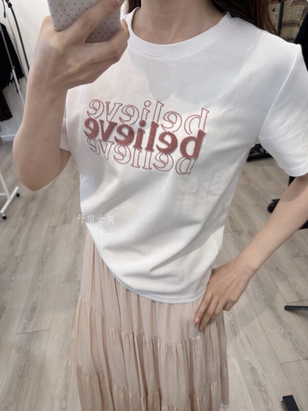 S651160 立體字母上衣