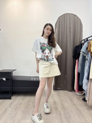 S651106 眼鏡Q妹大版上衣