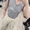 F671271 POLO無袖針織衣