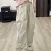 S613044 摺皺工裝褲