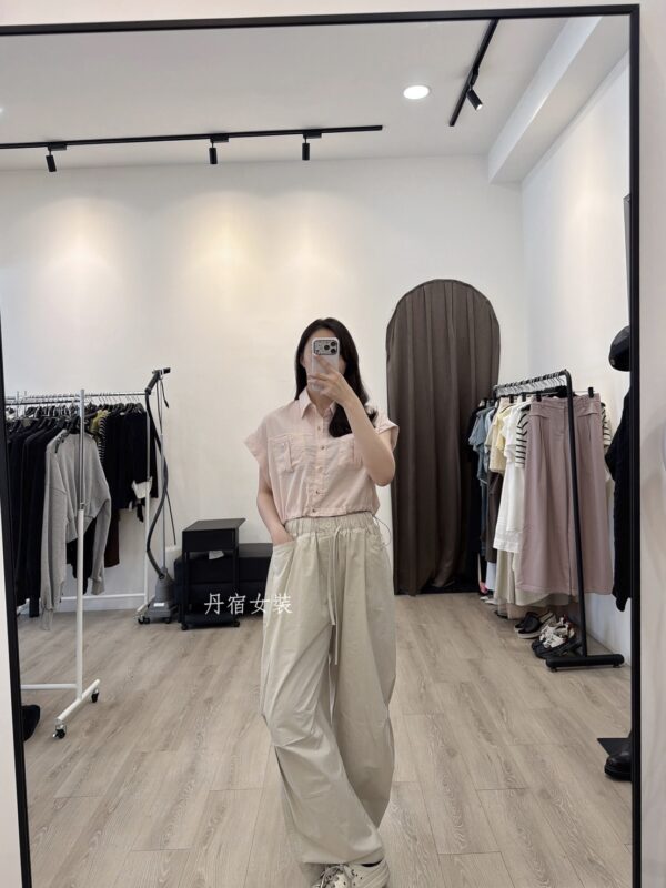 S613044 摺皺工裝褲