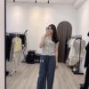 F671023 V領條紋背心
