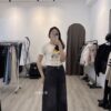 F691044 花邊袖上衣