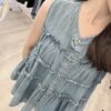 F671074 無袖牛仔上衣-蛋糕層