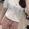 F671134 立體花釘珠上衣