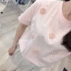 F671134 立體花釘珠上衣